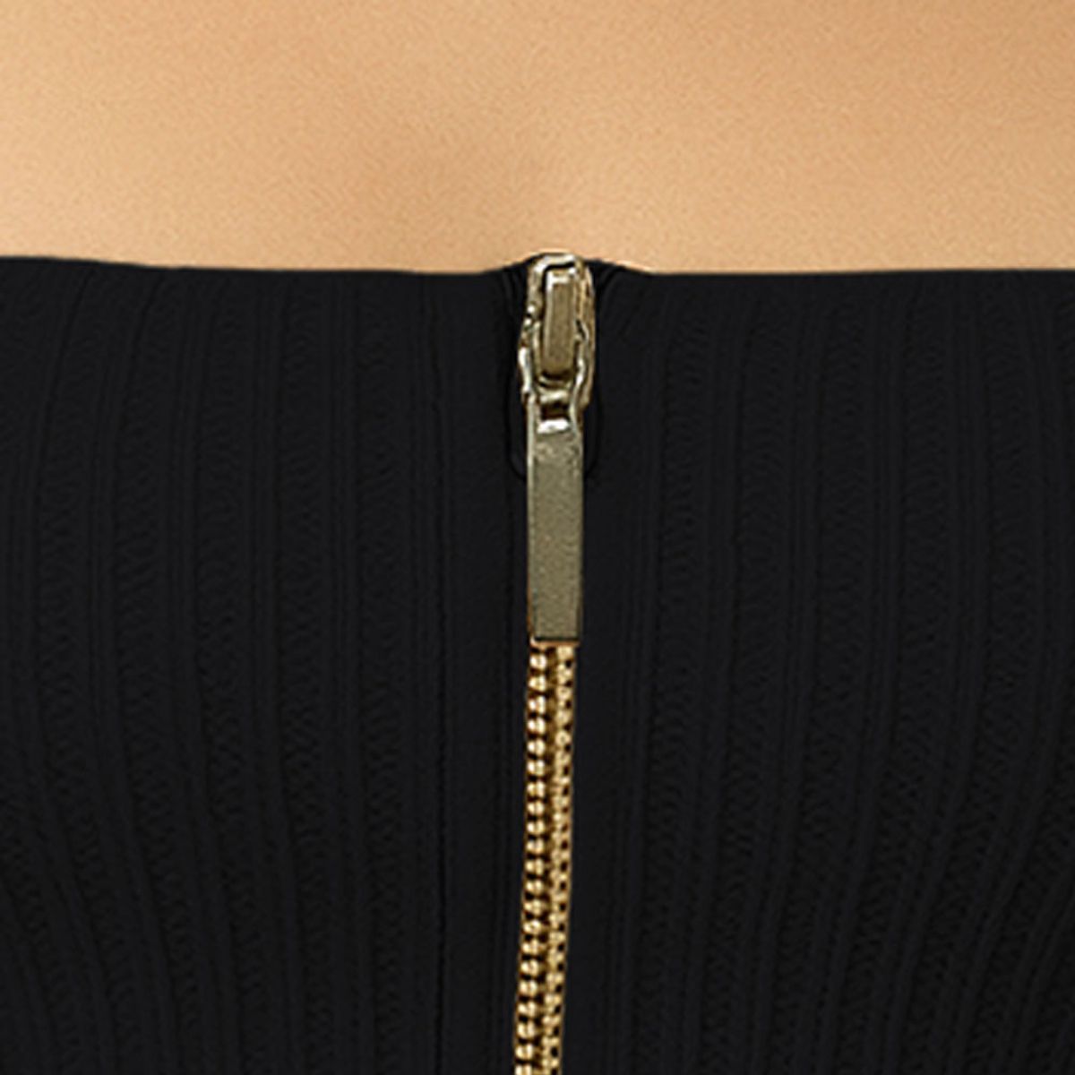 GENERICO - Top Strapple Doble Cierre 474G Lid-10 Hilo Tacto Color Negro