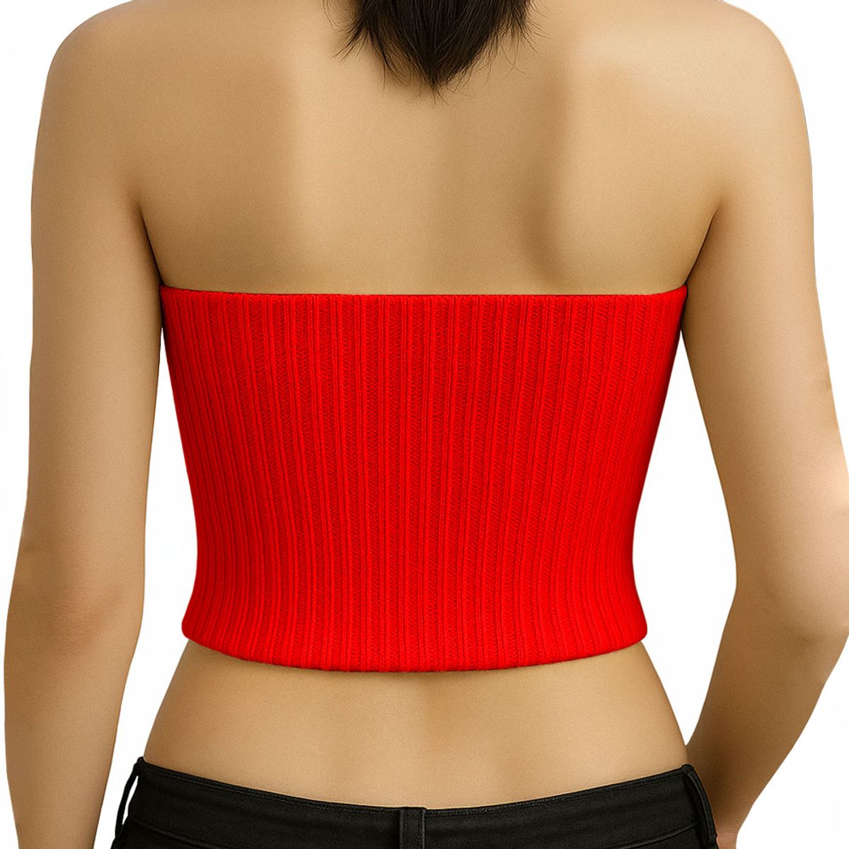 GENERICO - Top Strapple Doble Cierre 474G Lid-10 Hilo Tacto Color Rojo