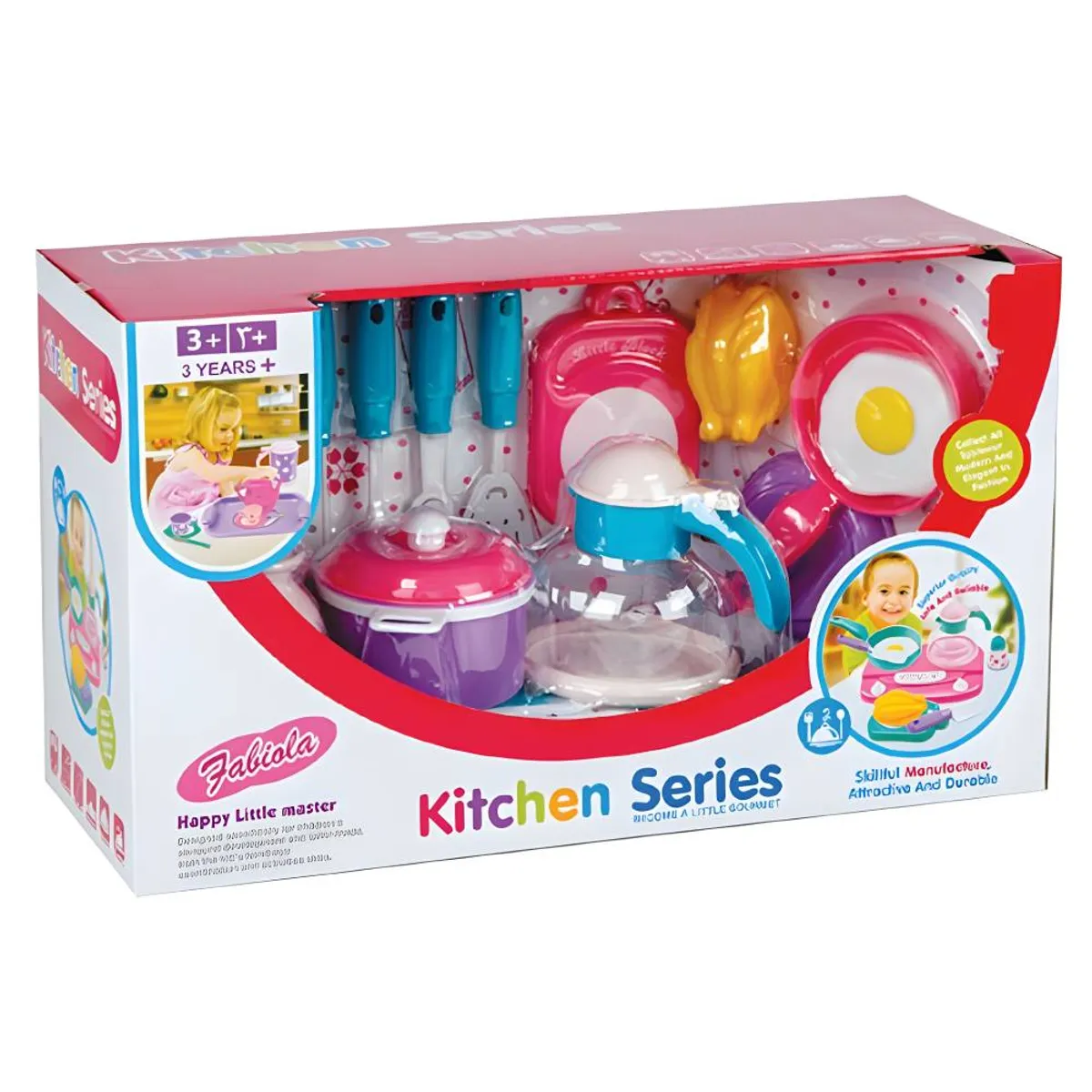 GENERICO - Set de Cocina Juguete con Accesorios para Niñas