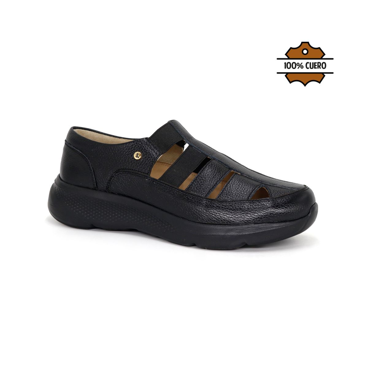 PAR&SS - SANDALIAS CASUALES DE CUERO MUJER KA25Q4-CORAL