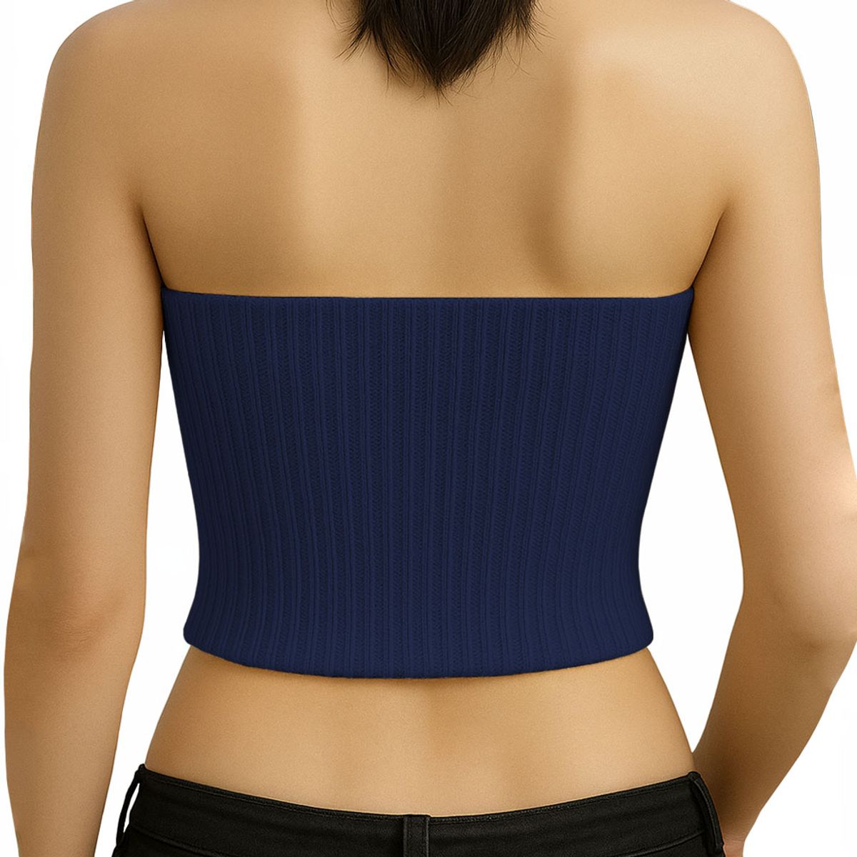 GENERICO - Top Strapple Doble Cierre 474G Lid-10 Hilo Tacto Color Azul