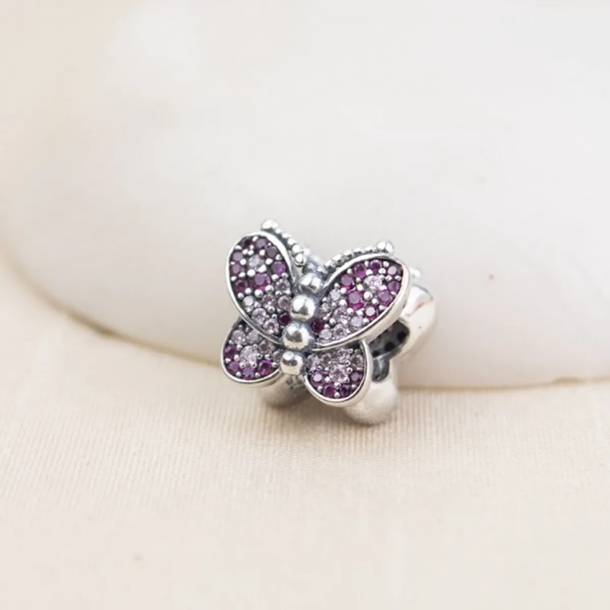 CLEO JOYAS & ACCESORIOS - Dije Charm Mariposa Plata
