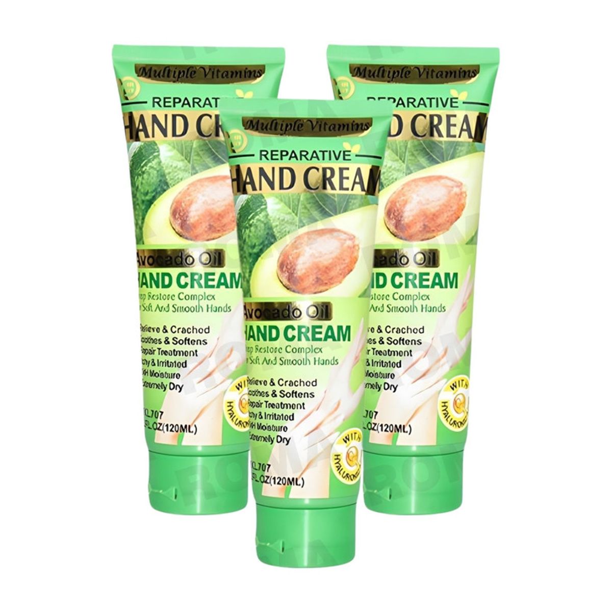 WOKALI - PACK 3 CREMA DE MANOS PALTA 120ML WOKALI