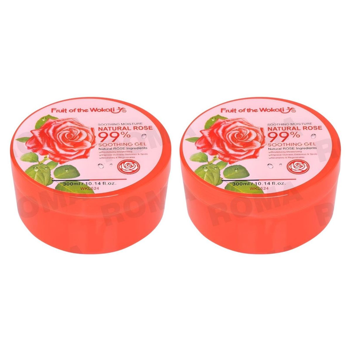 WOKALI - PACK 2 GEL CALMANTE ROSAS 300ML WOKALI