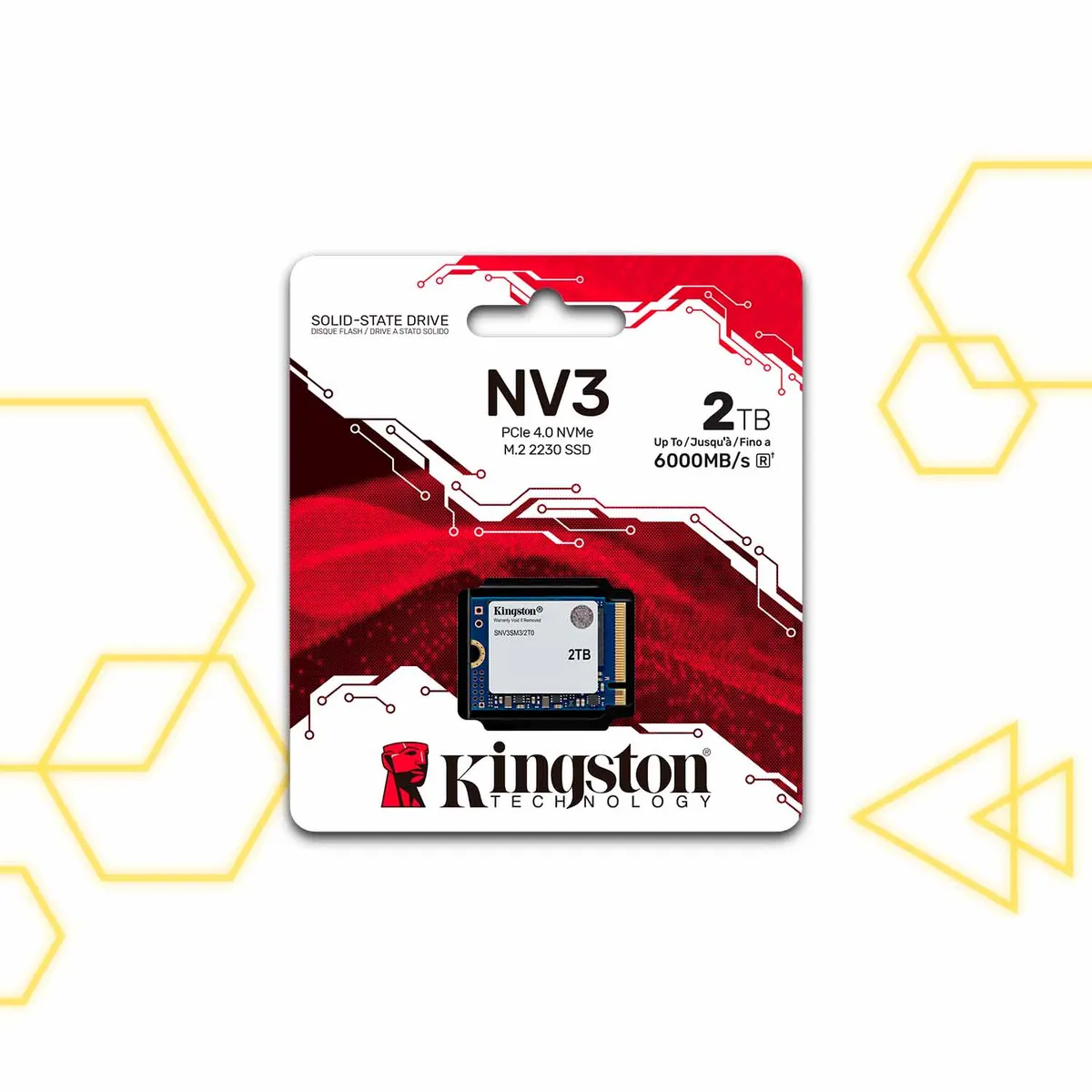 KINGSTON - Disco solido NV3 2TB M.2 2230 SSD