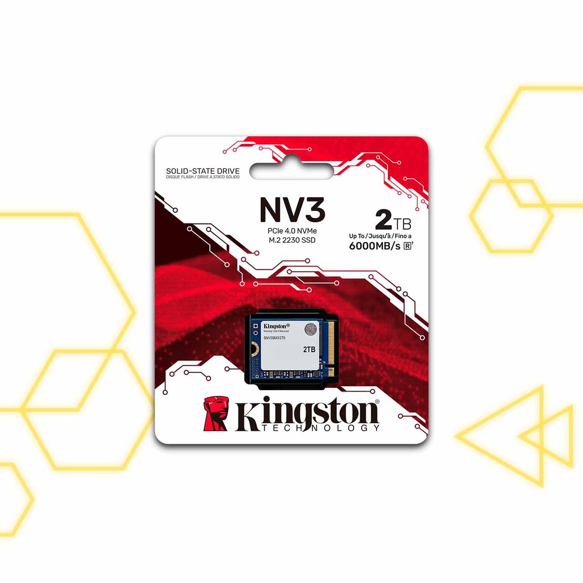 KINGSTON - Disco solido NV3 2TB M.2 2230 SSD