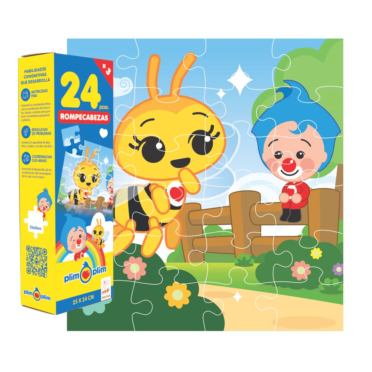 PLIM PLIM - Rompecabezas Abejita Chiquitita Plim Plim