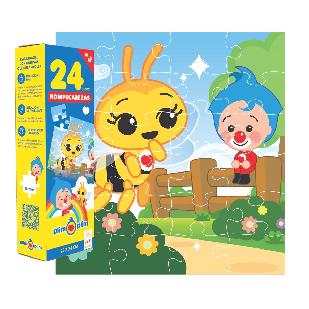 PLIM PLIM - Rompecabezas Abejita Chiquitita Plim Plim
