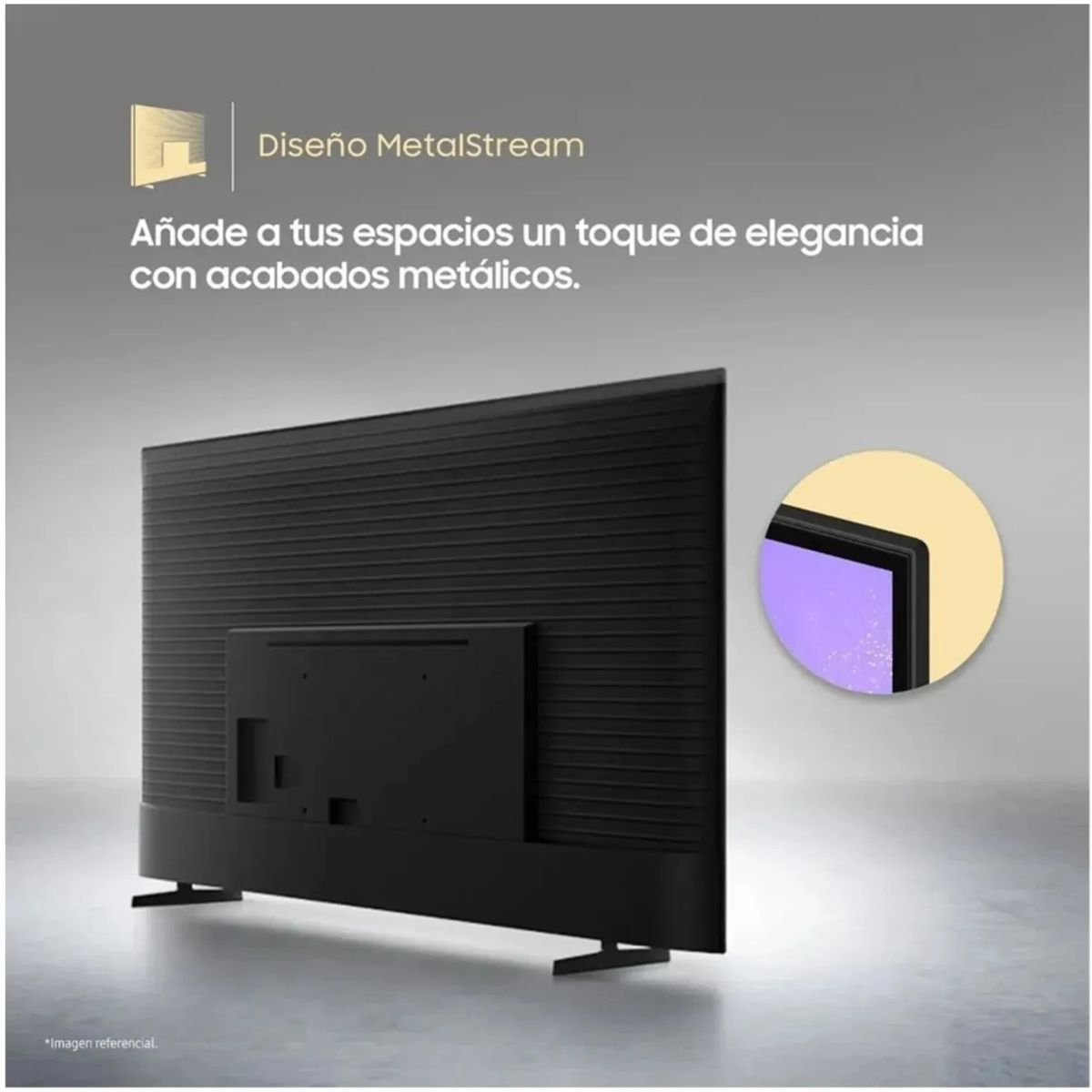 SAMSUNG - Televisor Samsung Smart TV 65Crystal UHD 4K UN65U8000FGXPE + Rack Giratorio
