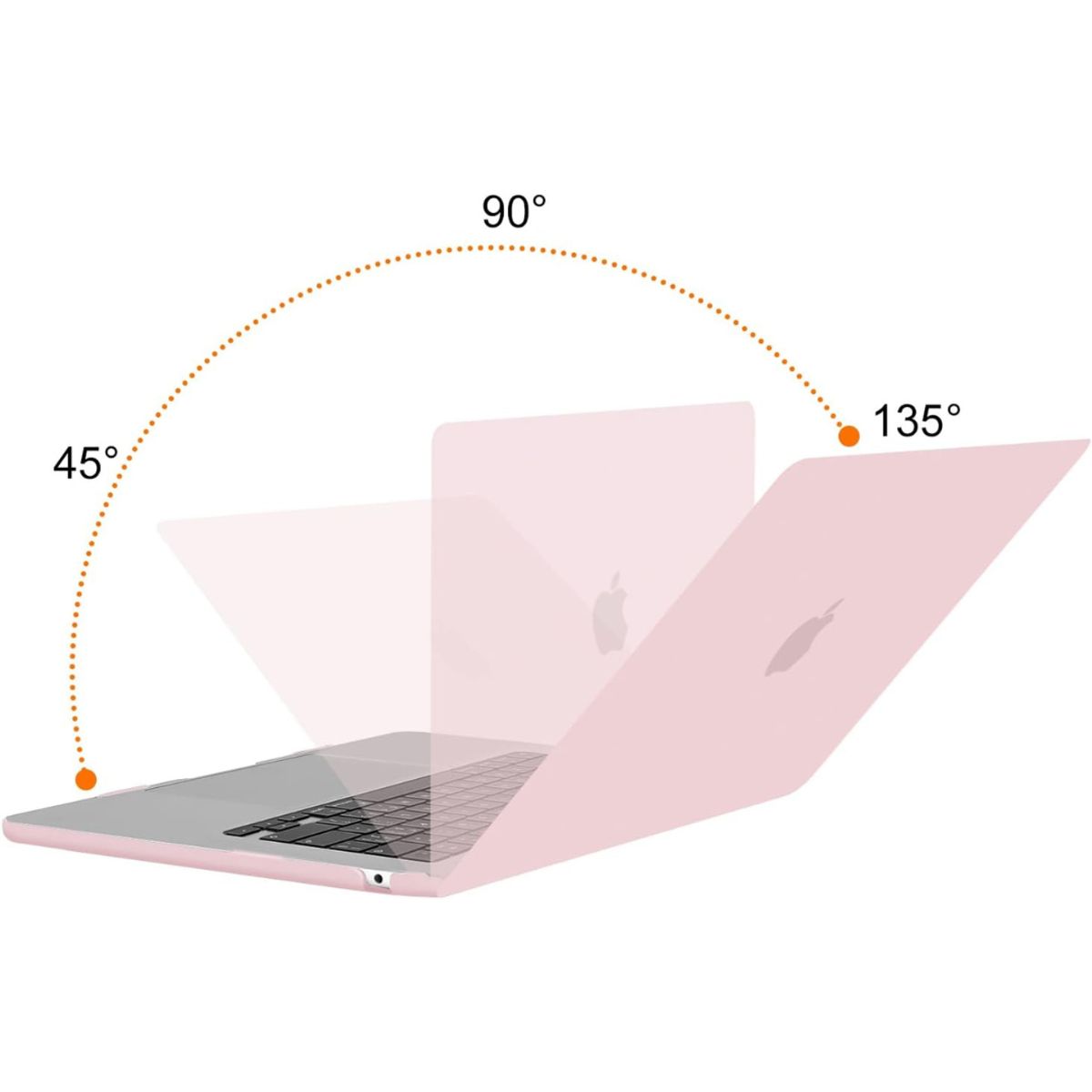 GENERICO - Funda Case para MacBook Air 13.6 " A3240/ A3113 /A2681 - ROSADO