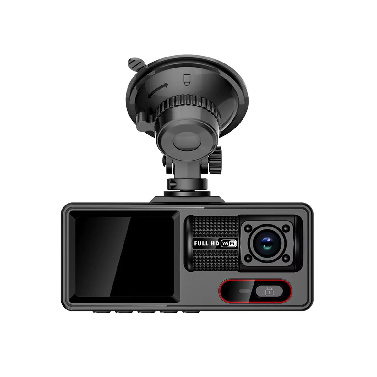 NEO DIGITAL - Cámara vehícular A16W pantalla digital 3 lentes DVR wifi auto carro