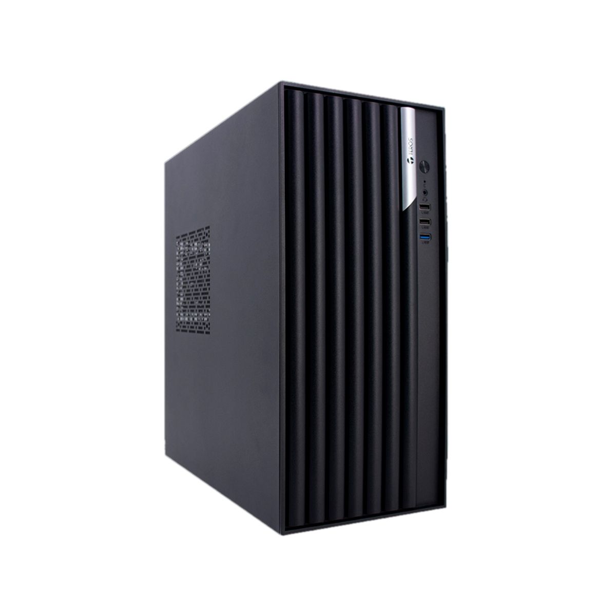 TEROS - Caja De Pc Teros Te-1036S Atx 250W - Usb 3.0/2.0, Audio, Color Negro, Ideal Para Gamers Y