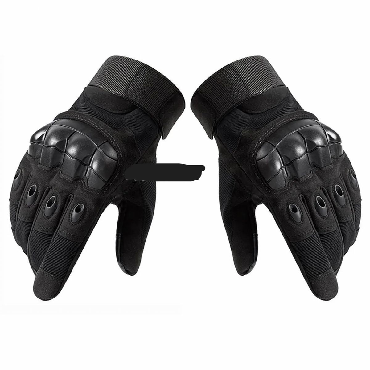 GENERICO - GUANTES PARA MOTO TACTICOS MILITAR NEGRO TALLA M