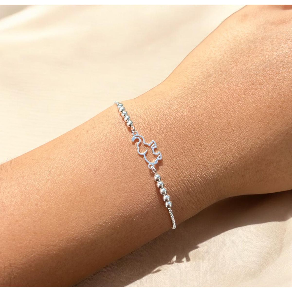 JOYERIA D'PILMER - PULSERA DE PLATA ELEFANTE