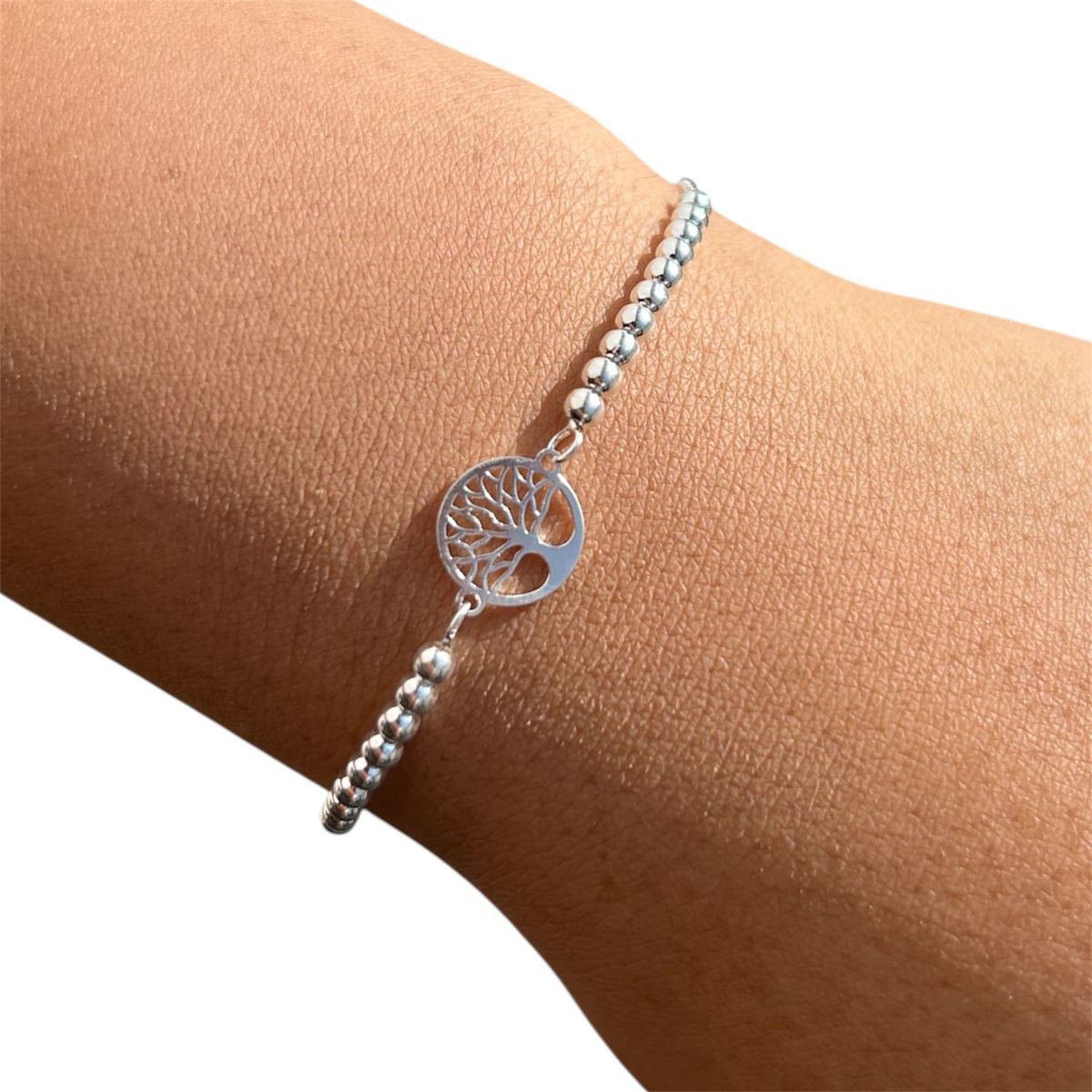 JOYERIA D'PILMER - PULSERA DE PLATA ÁRBOL DE LA VIDA