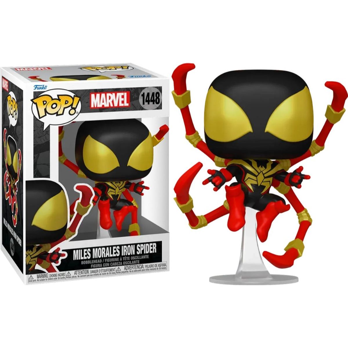 FUNKO - Funko Pop SpiderMan - Hombre Araña - Miles Morales Iron Spider