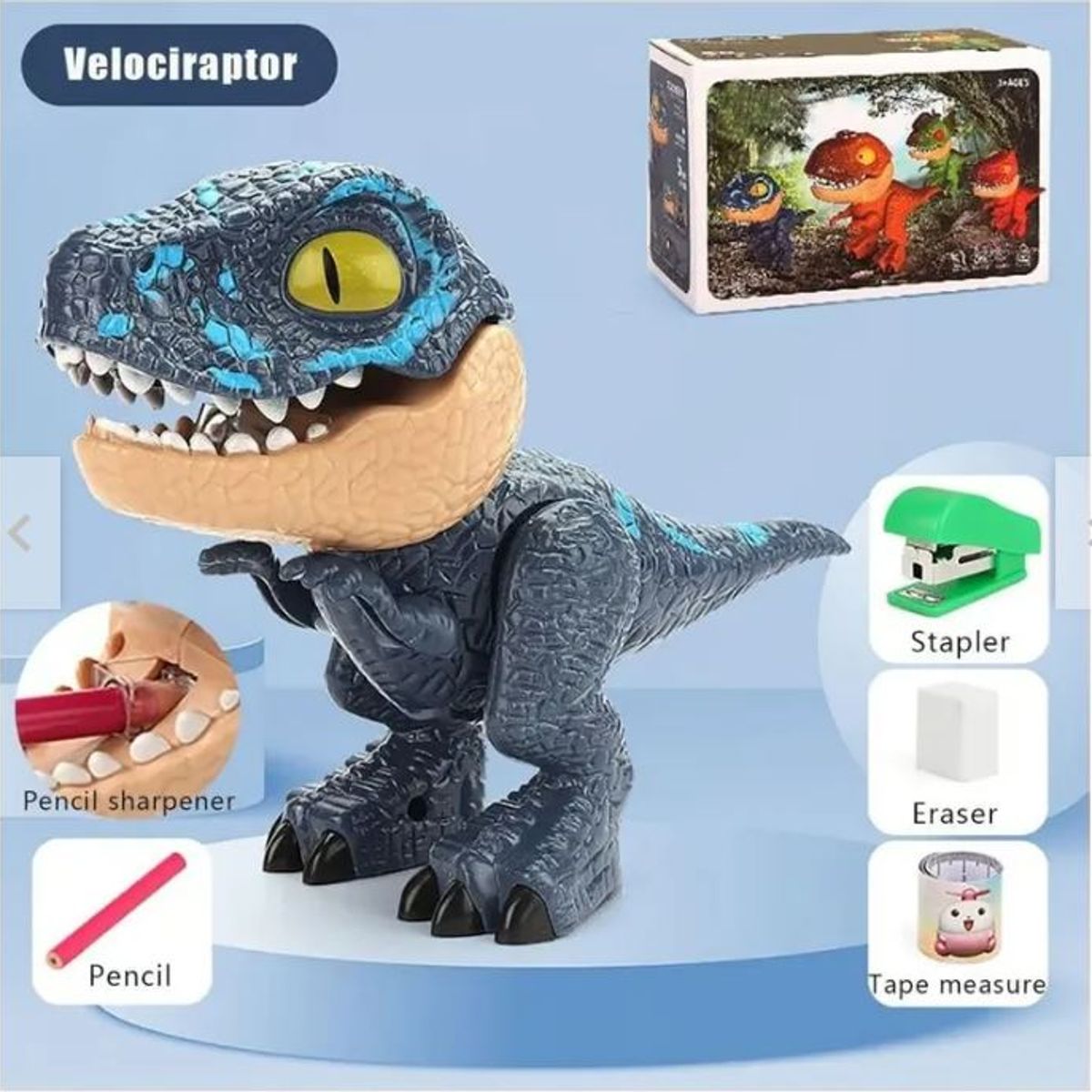 GENERICO - JUGUETE DINOSAURIO 5 EN 1