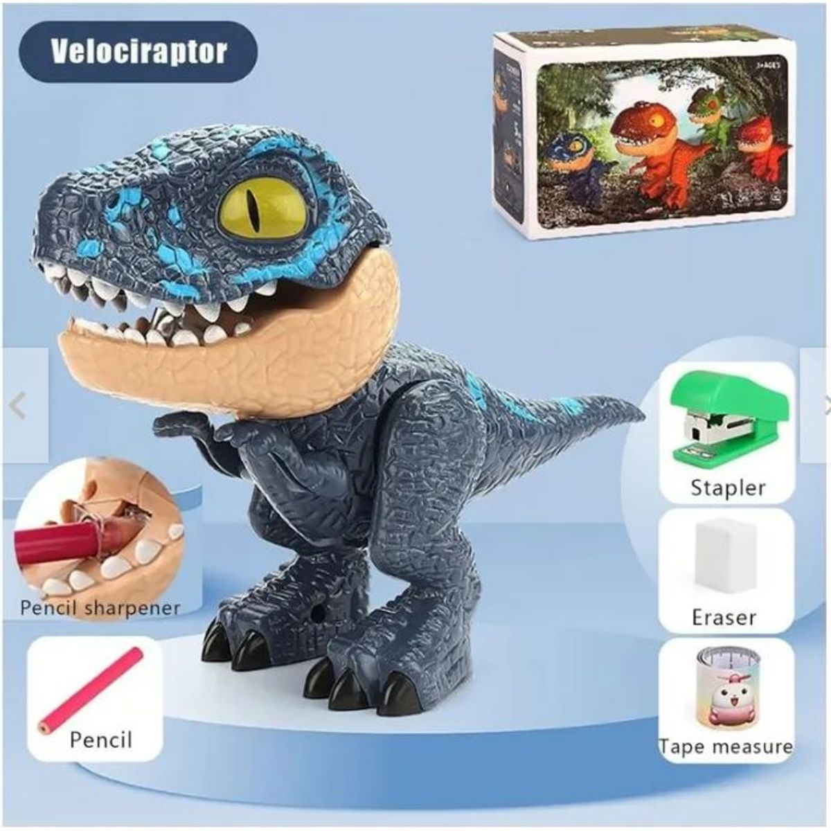 GENERICO - JUGUETE DINOSAURIO 5 EN 1