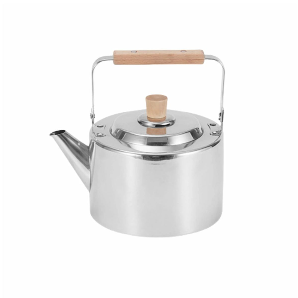 GENERICO - Tetera de acero inoxidable con colador 1 litro