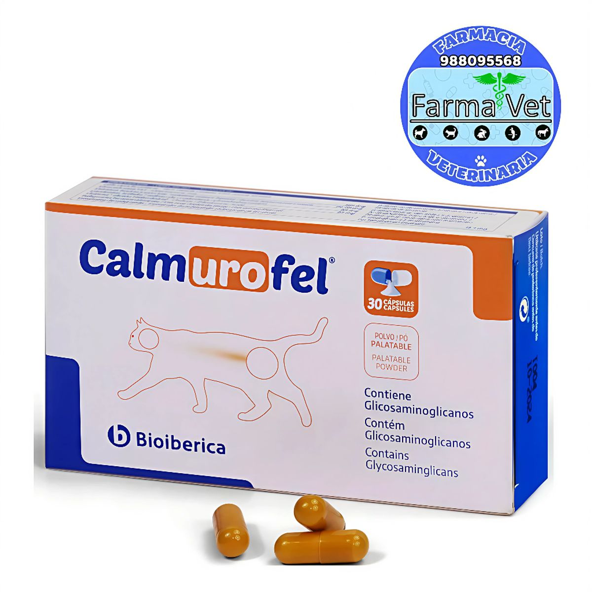 GENERICO - CALMUROFEL CAJA X 30 CAPSULAS