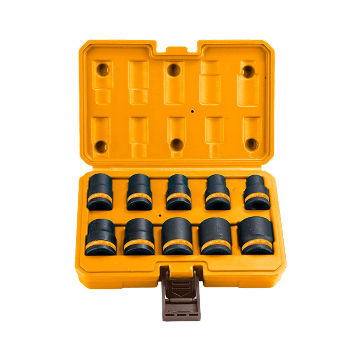 INGCO TOOLS - SET 10 DADOS DE IMPACTO INGCO 1/2" DE 10 A 24MM HKISSD12101