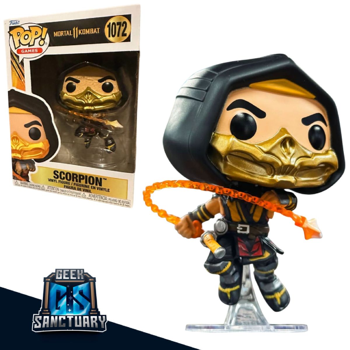 FUNKO - FUNKO POP SCORPION FATALITY #1072 - MORTAL KOMBAT 11