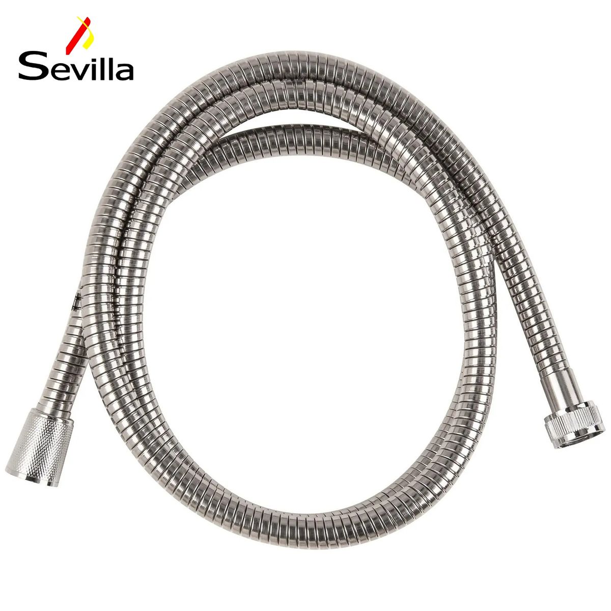 GENERICO - Manguera Flexible 1.5 mt Cromado para Ducha Teléfono Sevilla