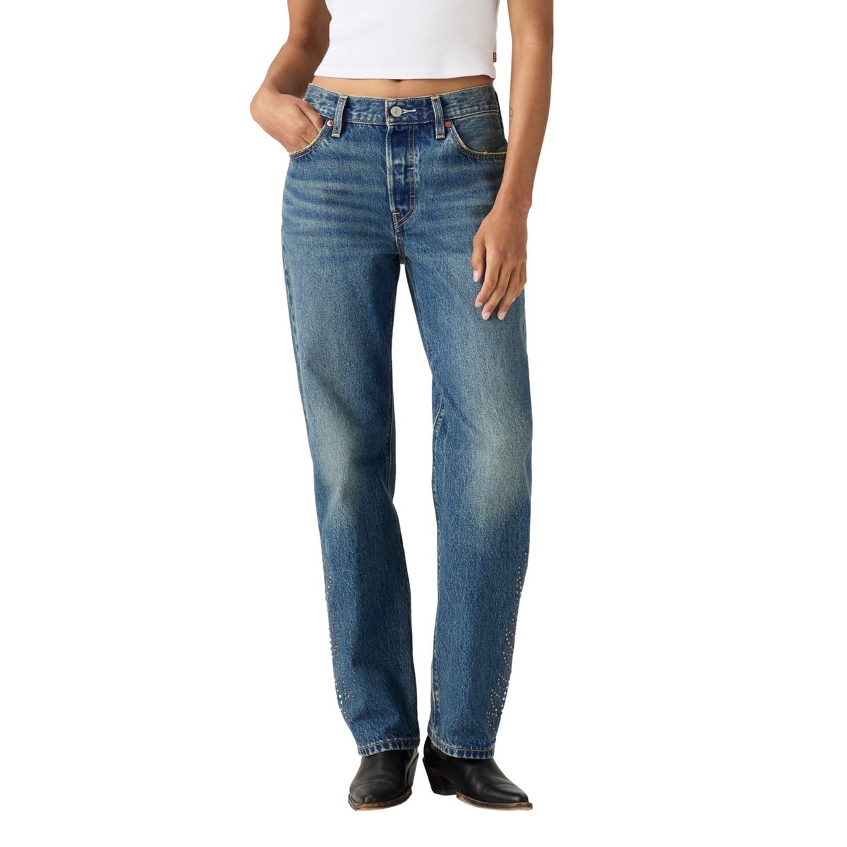 LEVIS - Jeans Mujer 501 '90s Celeste Levis