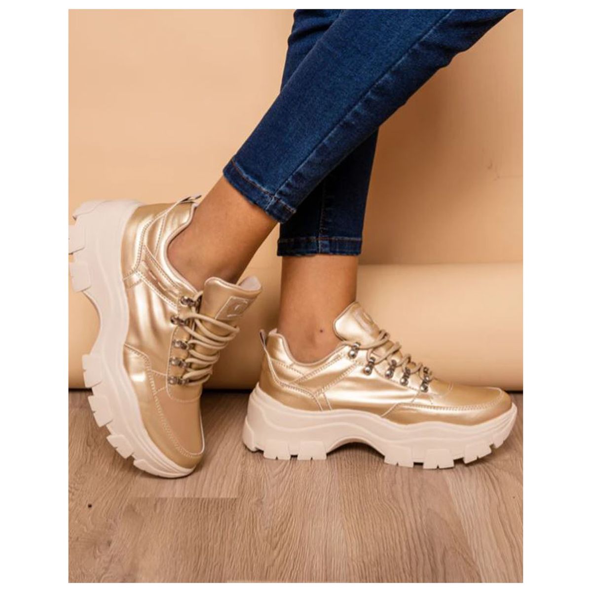 NEBULA - Zapatilla Golden - Nébula - Dorado