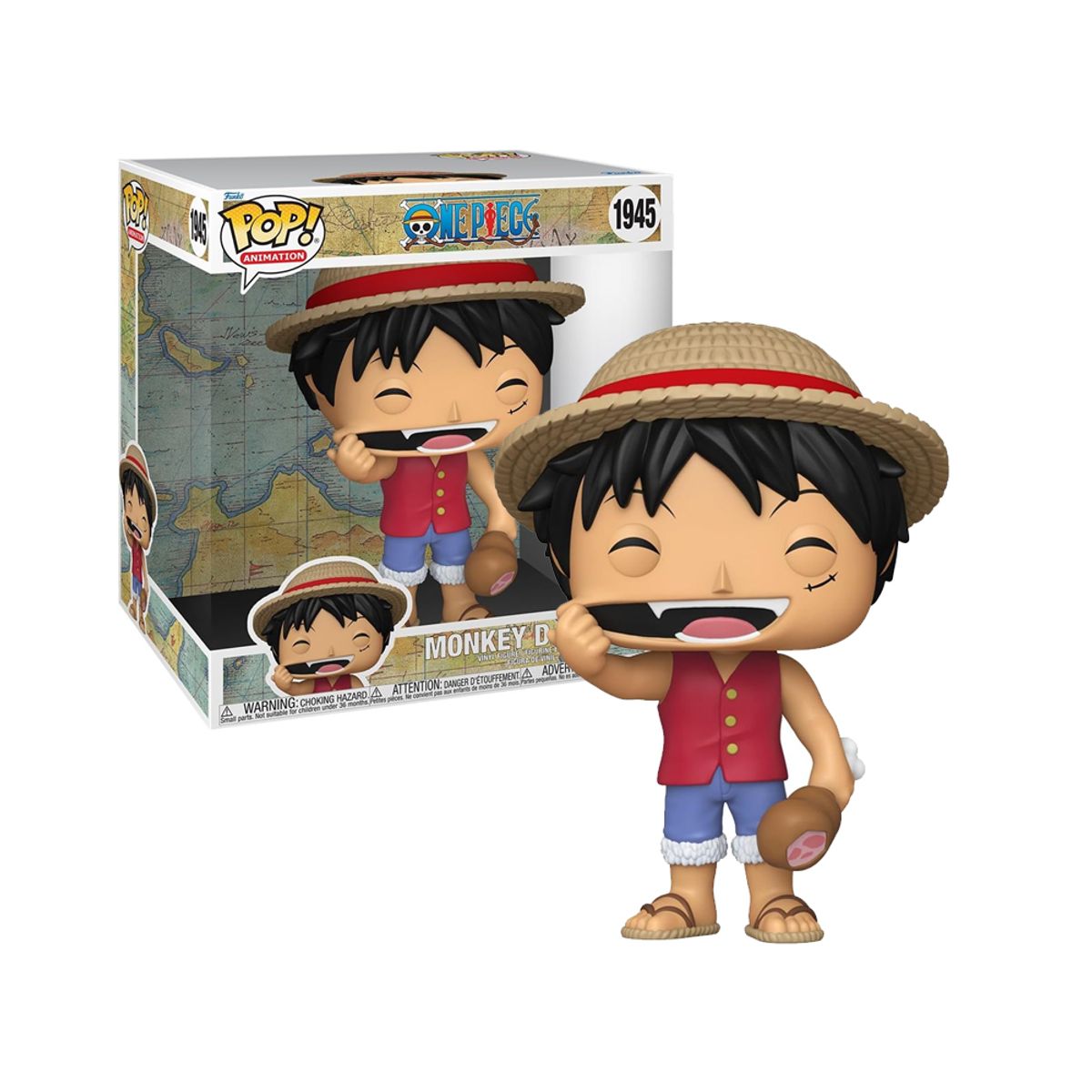 FUNKO - Funko Pop Jumbo One Piece 1945 Monkey D Luffy
