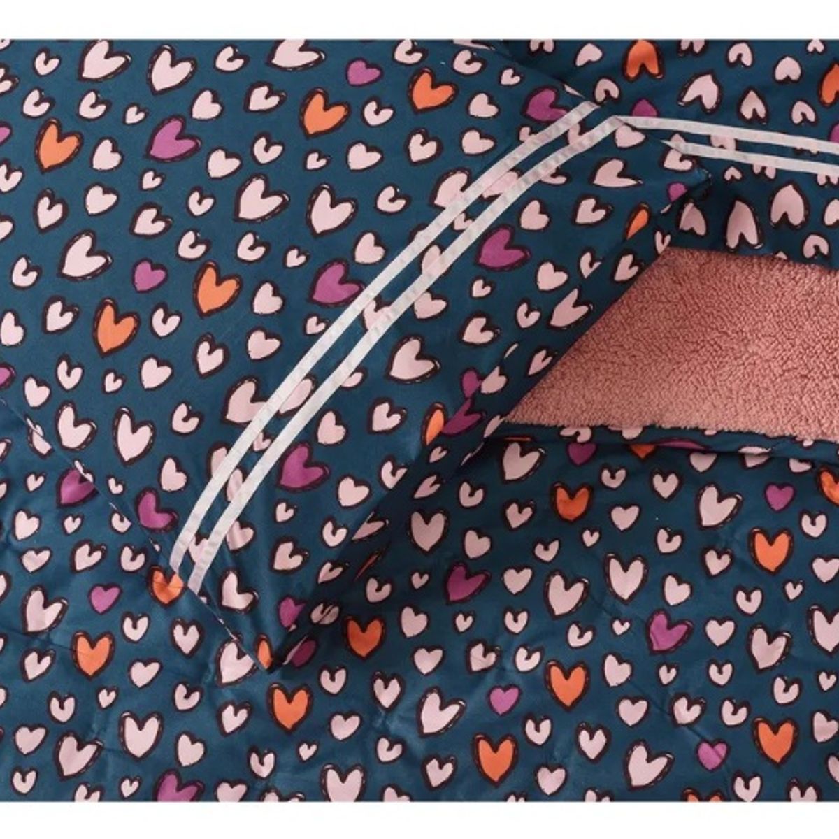 JUST HOME COLLECTION - Combo Edredón+ cojín+ sabanas niña 1.5 plazas