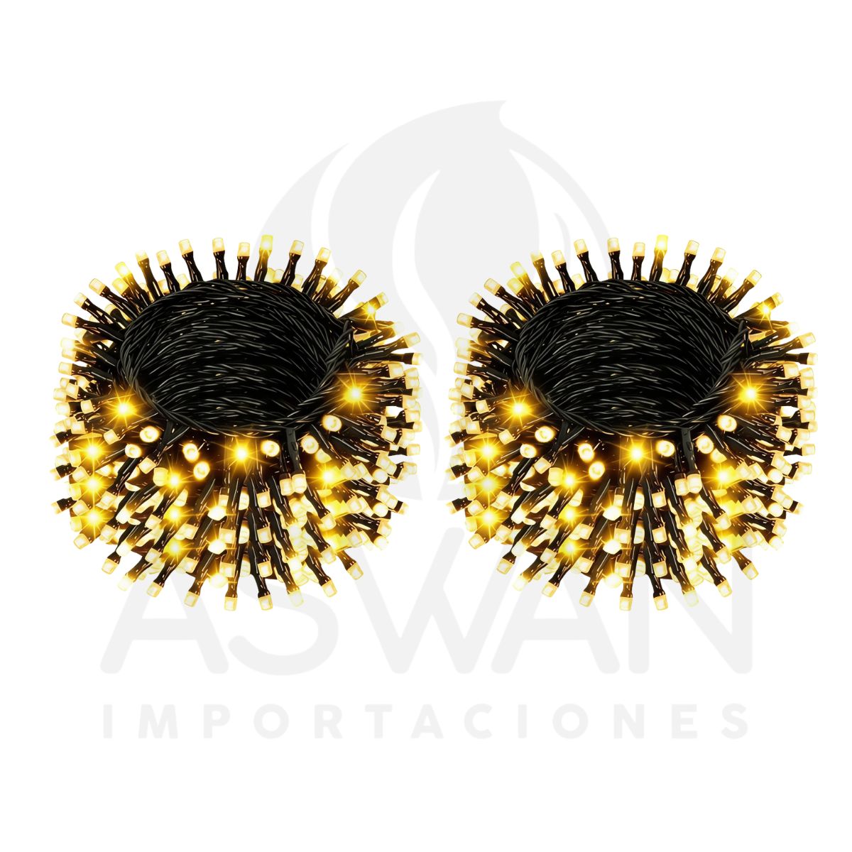 GENERICO - Pack x2 Luces de Navidad Ambar 5MT