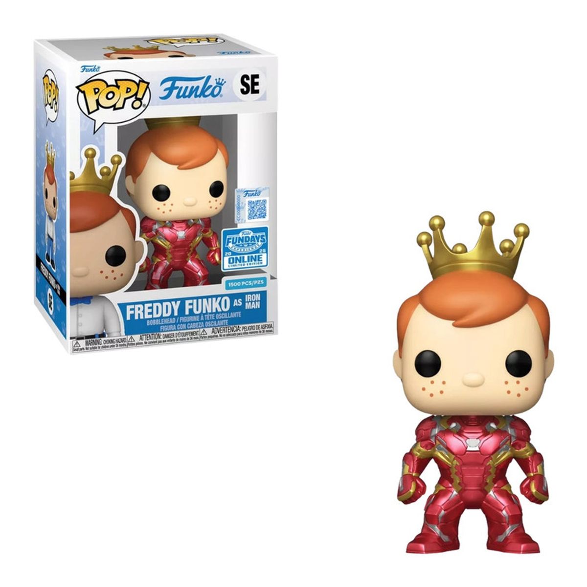 FUNKO - Funko Pop - Freddy Funko as Iron Man Limitado a 1500 pcs SE