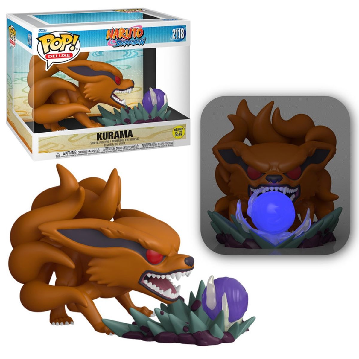 FUNKO - Funko Pop Naruto - Kurama Brilla en la Oscuridad 2118