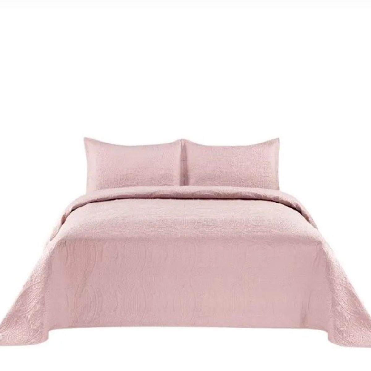 JUST HOME COLLECTION - Edredón palo rosa king