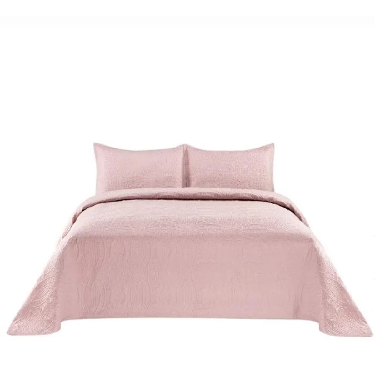 JUST HOME COLLECTION - Edredón palo rosa king