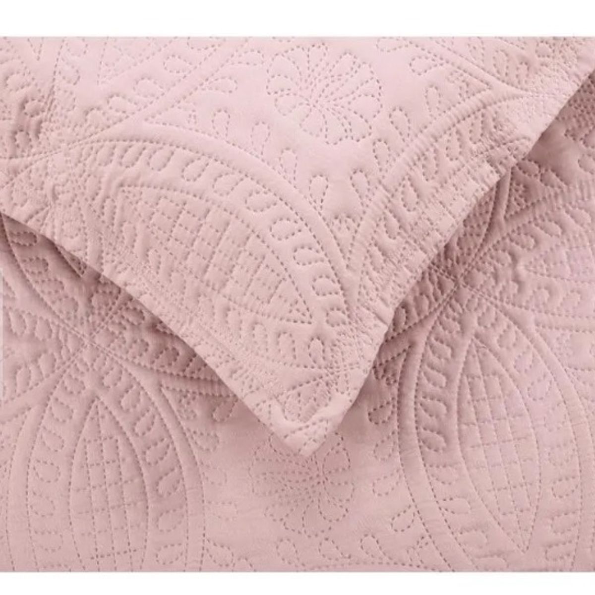 JUST HOME COLLECTION - Edredón palo rosa king