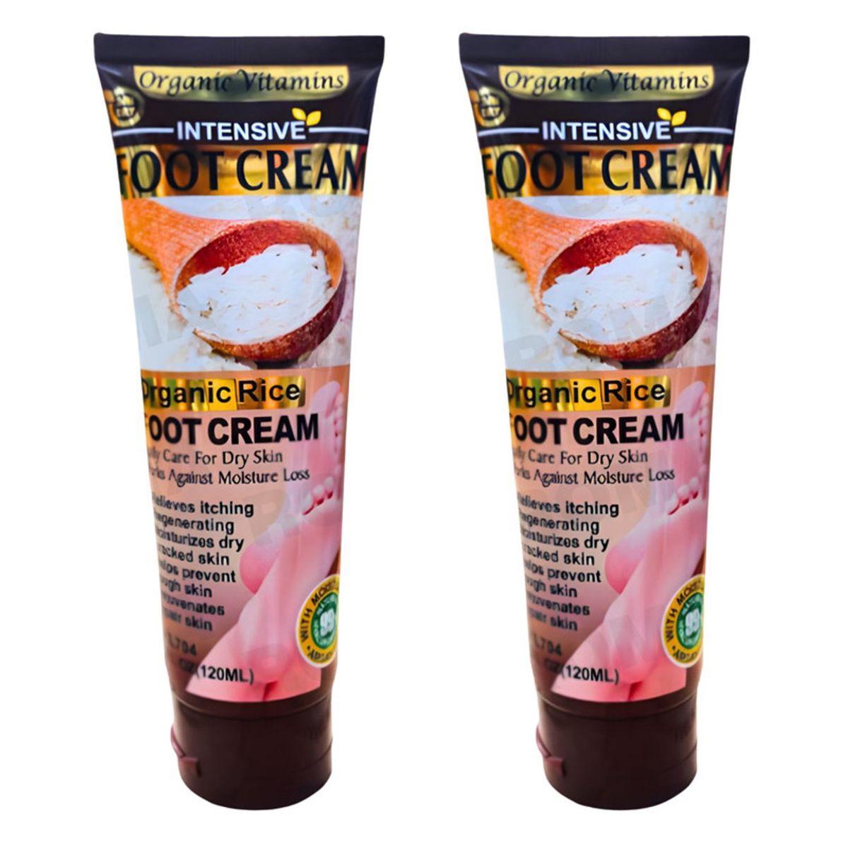 WOKALI - PACK 2 CREMA PARA PIES ARROZ 120ML WOKALI