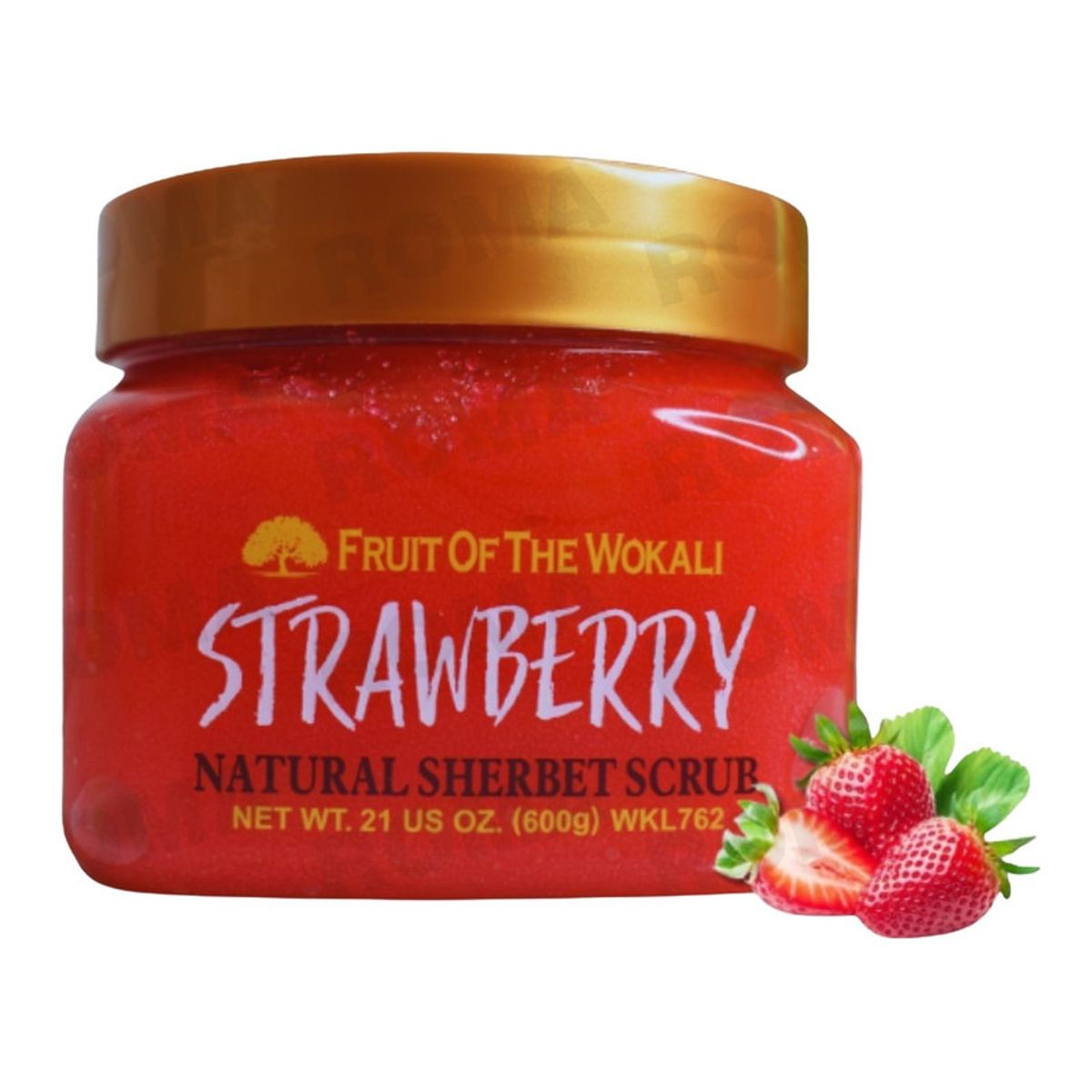 WOKALI - EXFOLIANTE CORPORAL STRAWBERRY 600G WOKALI