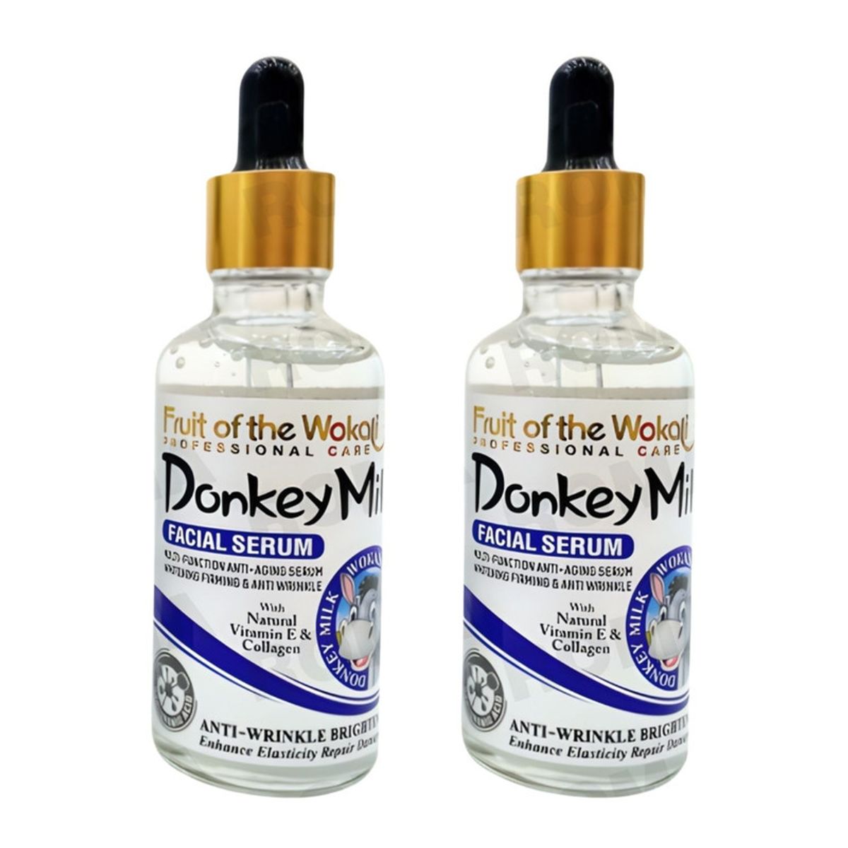 WOKALI - PACK 2 SERUM FACIAL DONKEY MILK 50ML WOKALI