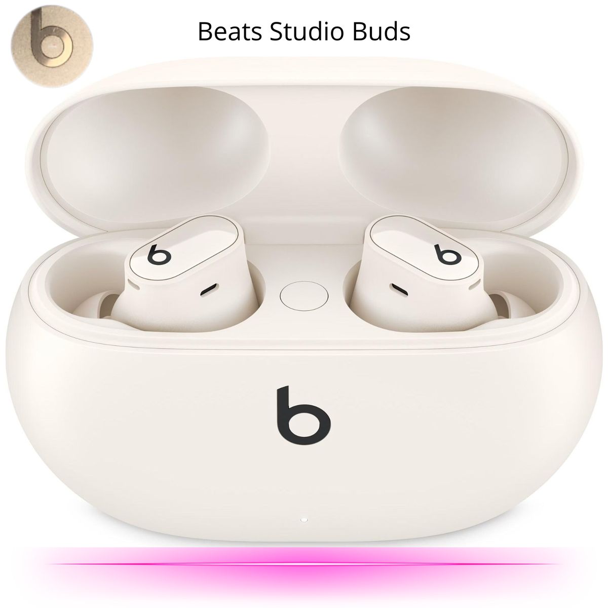 BEATS - Auriculares BEATS Studio Buds + Inalámbricos con ANC - Marfil