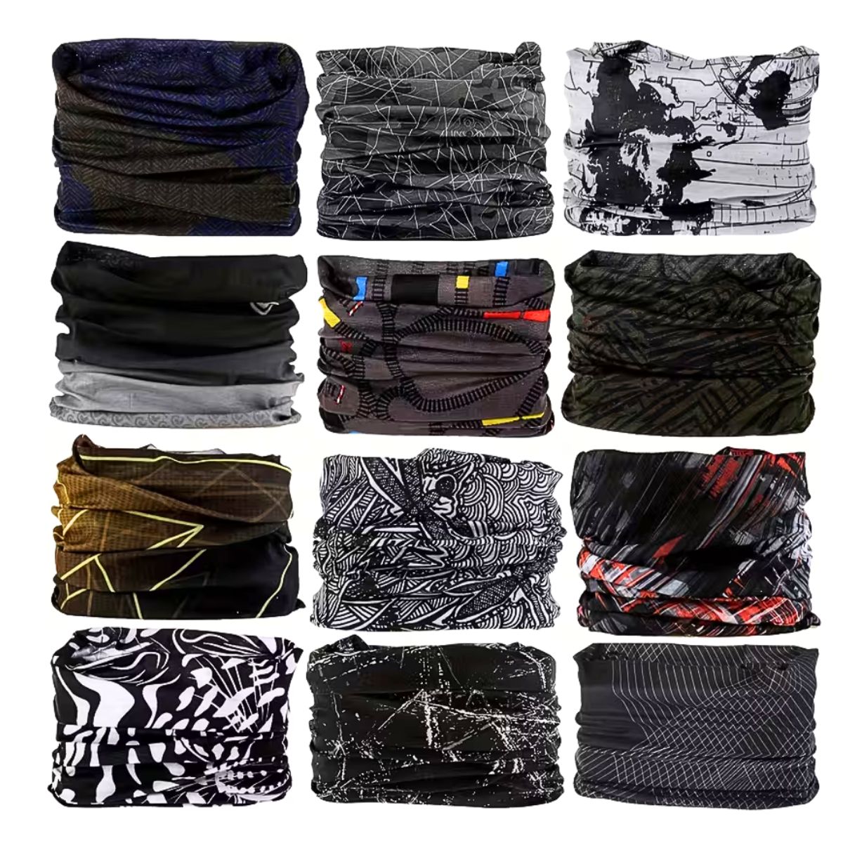 GENERICO - Bandana multifuncional transpirable absorbente deportivo running ciclismo hiking trail hombre caballero