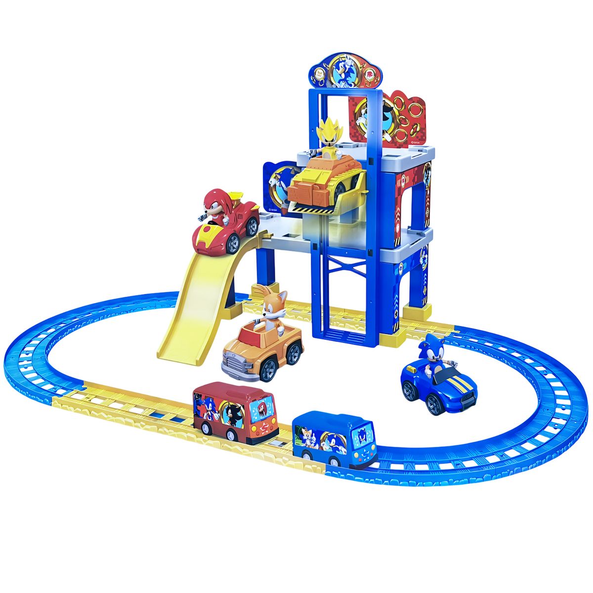 SONIC - Juguete Set de Pista Estacionamiento de Sonic SNI-2026A