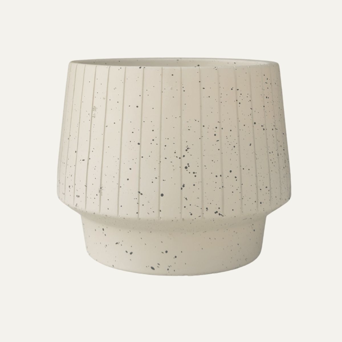 LAR DANIELSEN - Macetero de cerámica de forma acampanada 12.5 cm alto - Copenhague