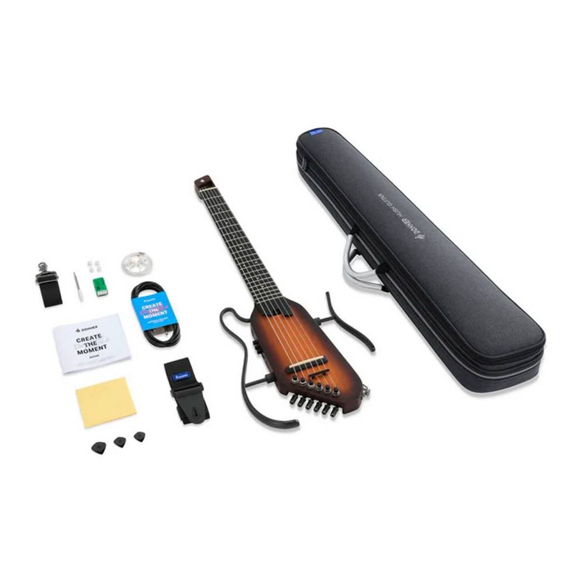 DONNER - GUITARRA ELECTROACÚSTICA - DONNER HUSH-C SUNBURST CLASSICAL GUITAR