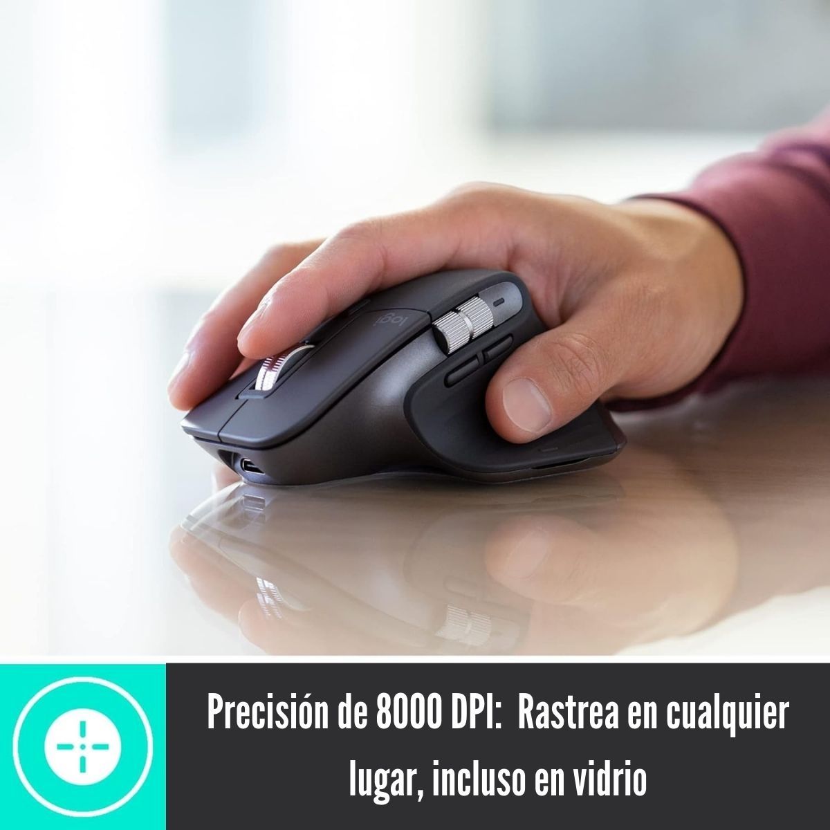 LOGITECH - Logitech - Mouse MX Master 3S Bluetooth Edition - Negro