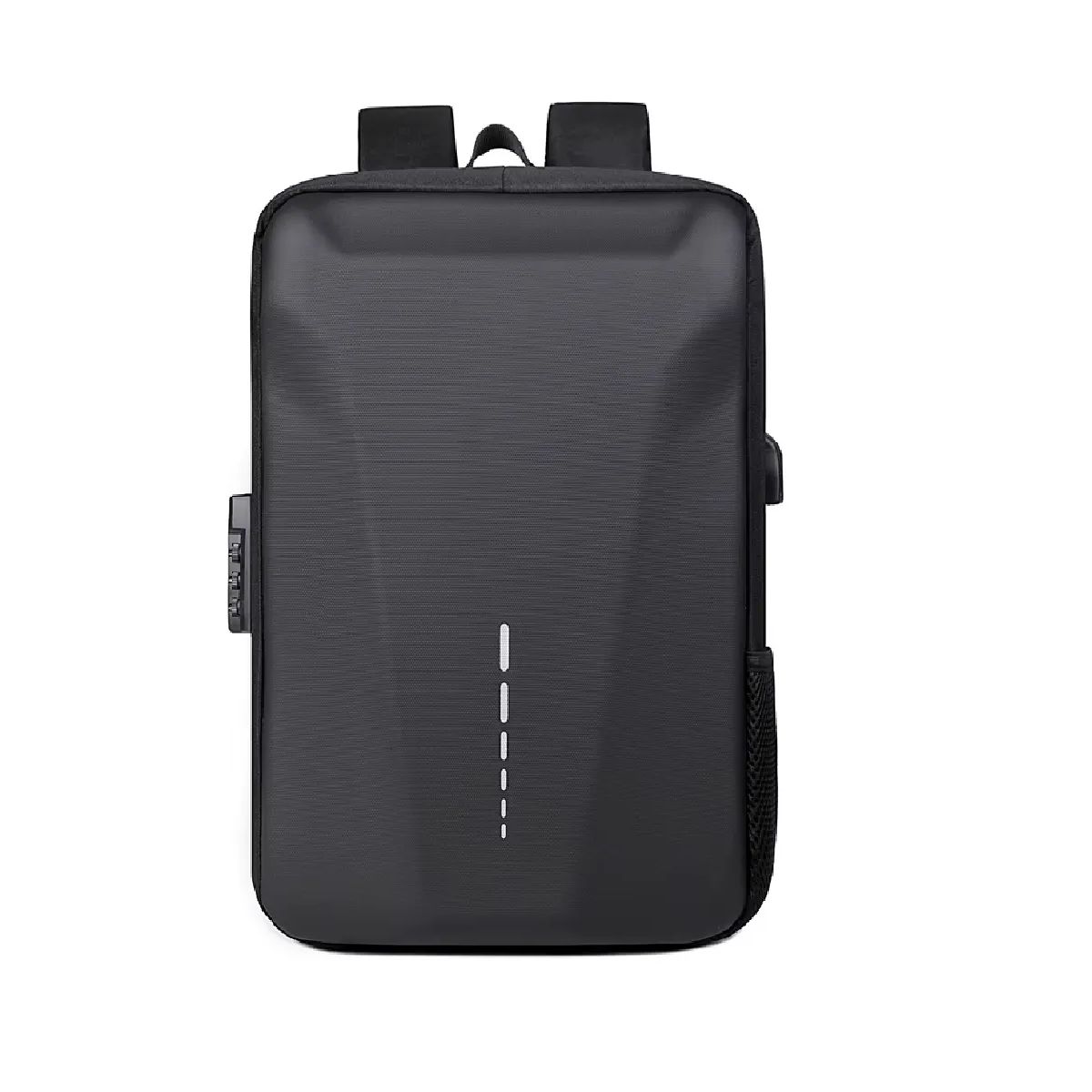 GENERICO - Mochila Antirrobo Impermeable Tapa Dura Con Clave Usb - Merc