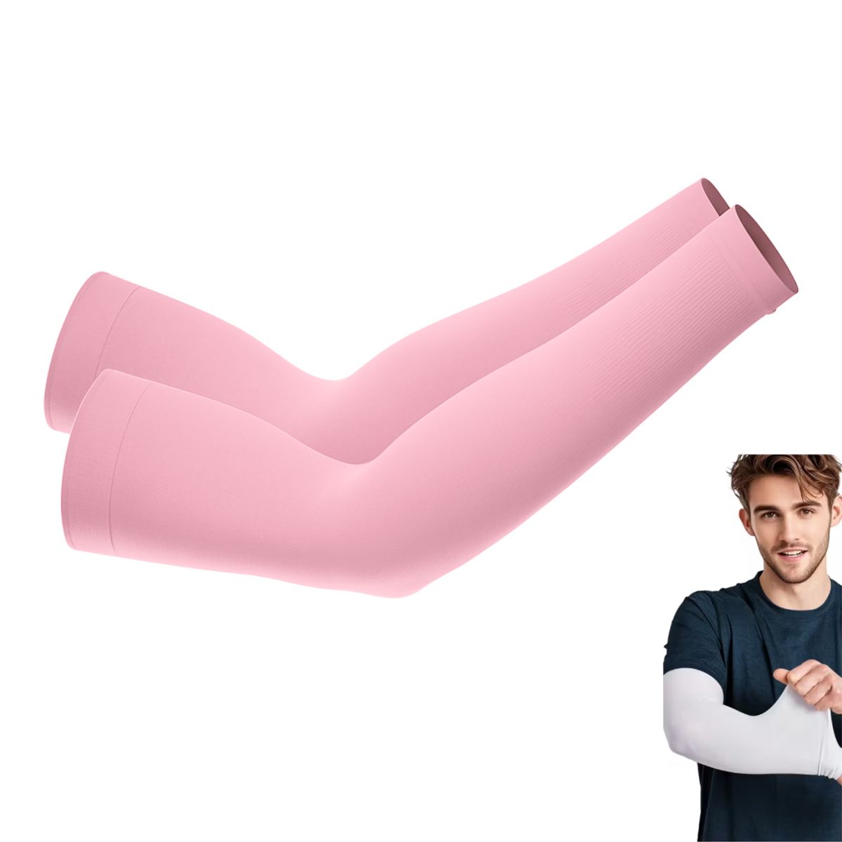 GENERICO - Manga de brazos deportivo protección refrescante colores dama caballero