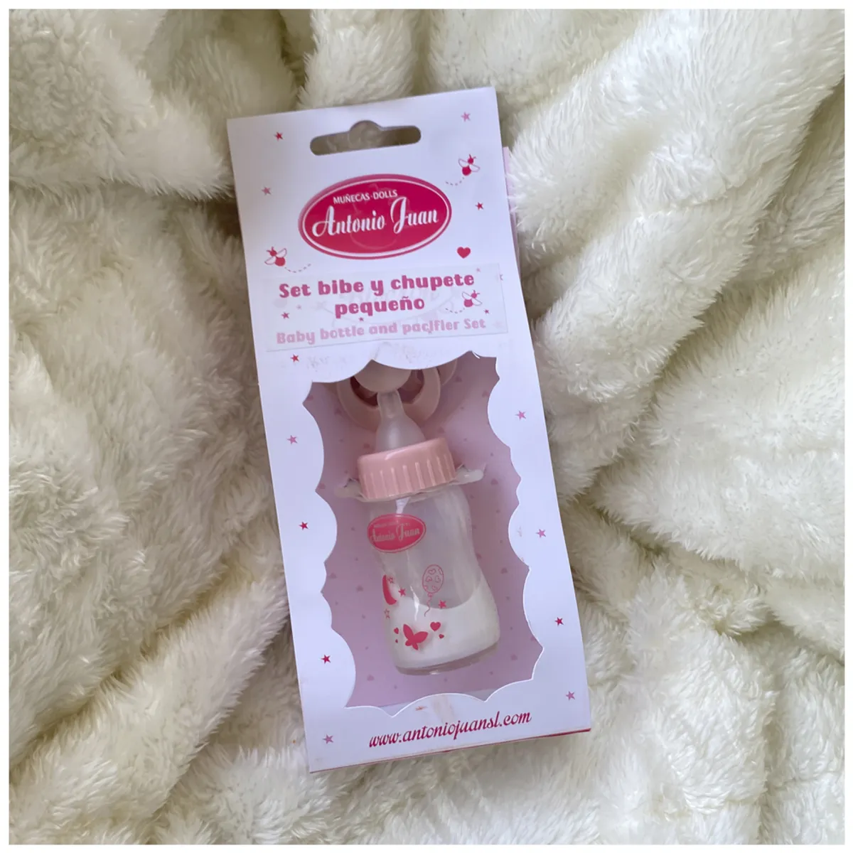 ANTONIO JUAN - Antonio Juan Mini Biberón Mágico y Chupón para Muñecas Reborn