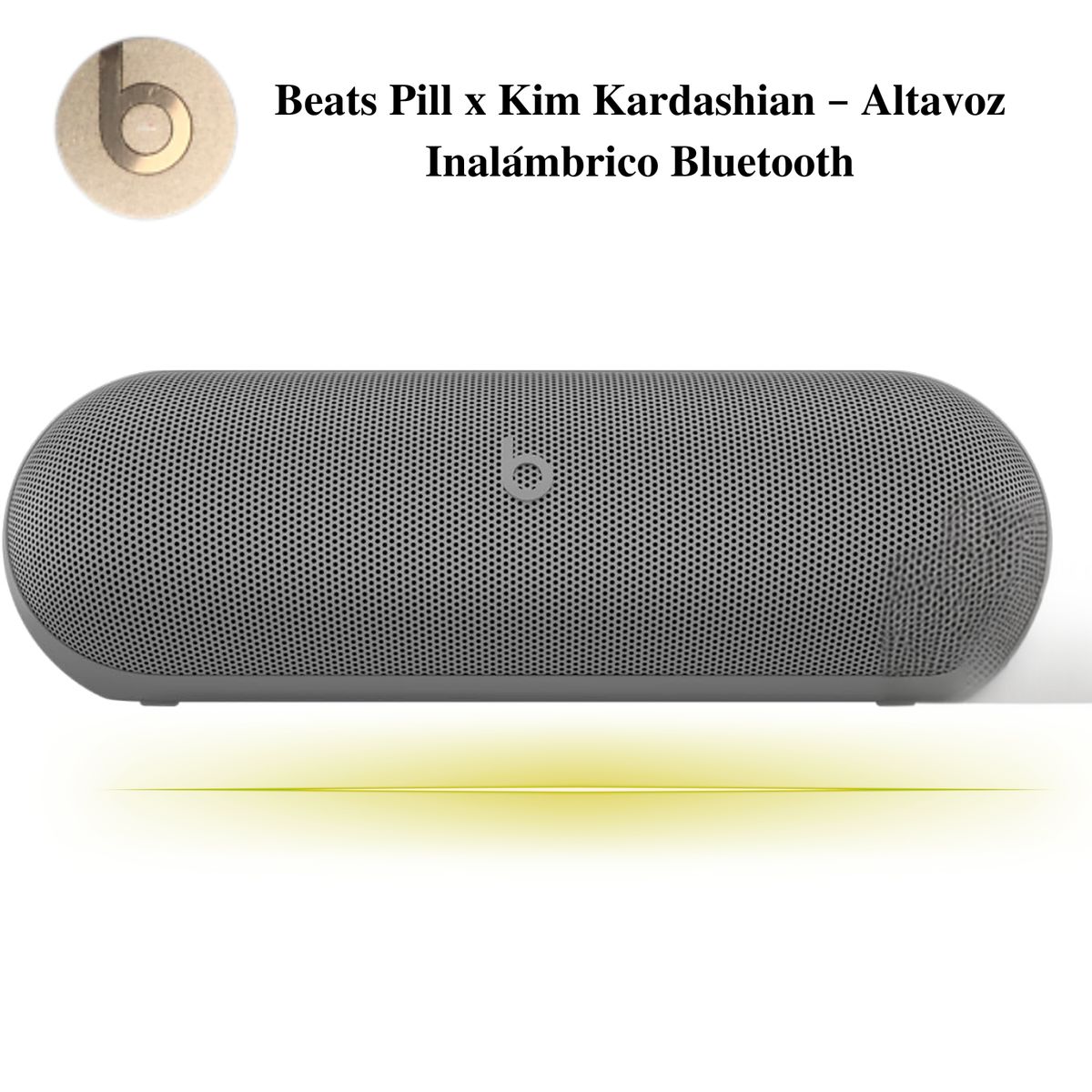 BEATS - Beats Pill x Kim Kardashian - Altavoz inalámbrico Bluetooth y cargador portátil a través de USB-C